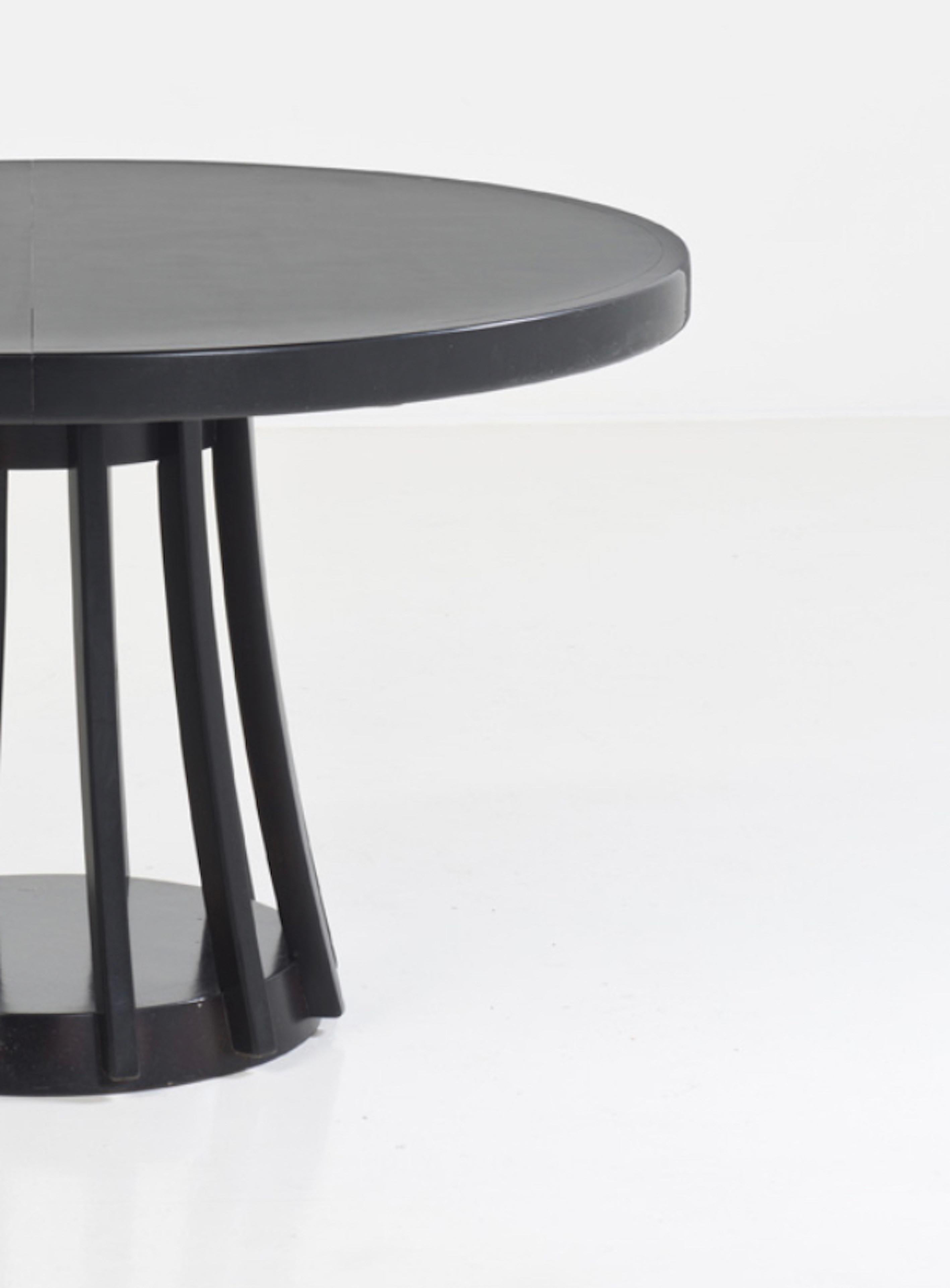 Mid-Century Modern Angelo Mangiarotti, Extending Round Table S11 series, Italy 1970s For Sale