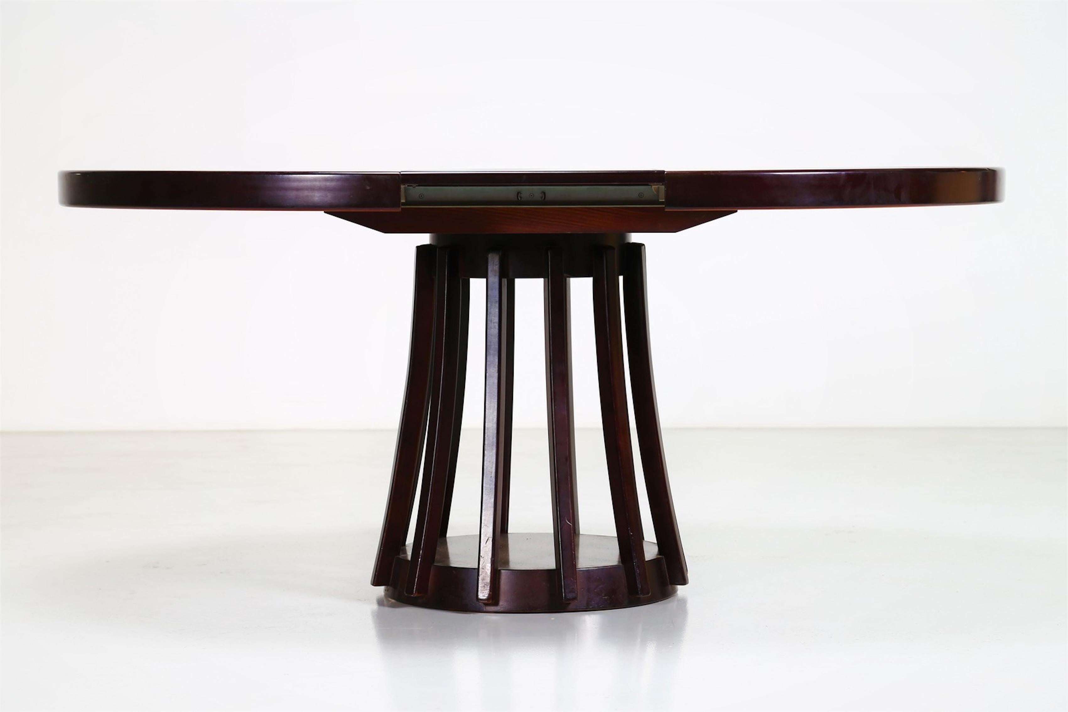 Italian Angelo Mangiarotti, Extending Round Table S11 series, Italy 1970s For Sale