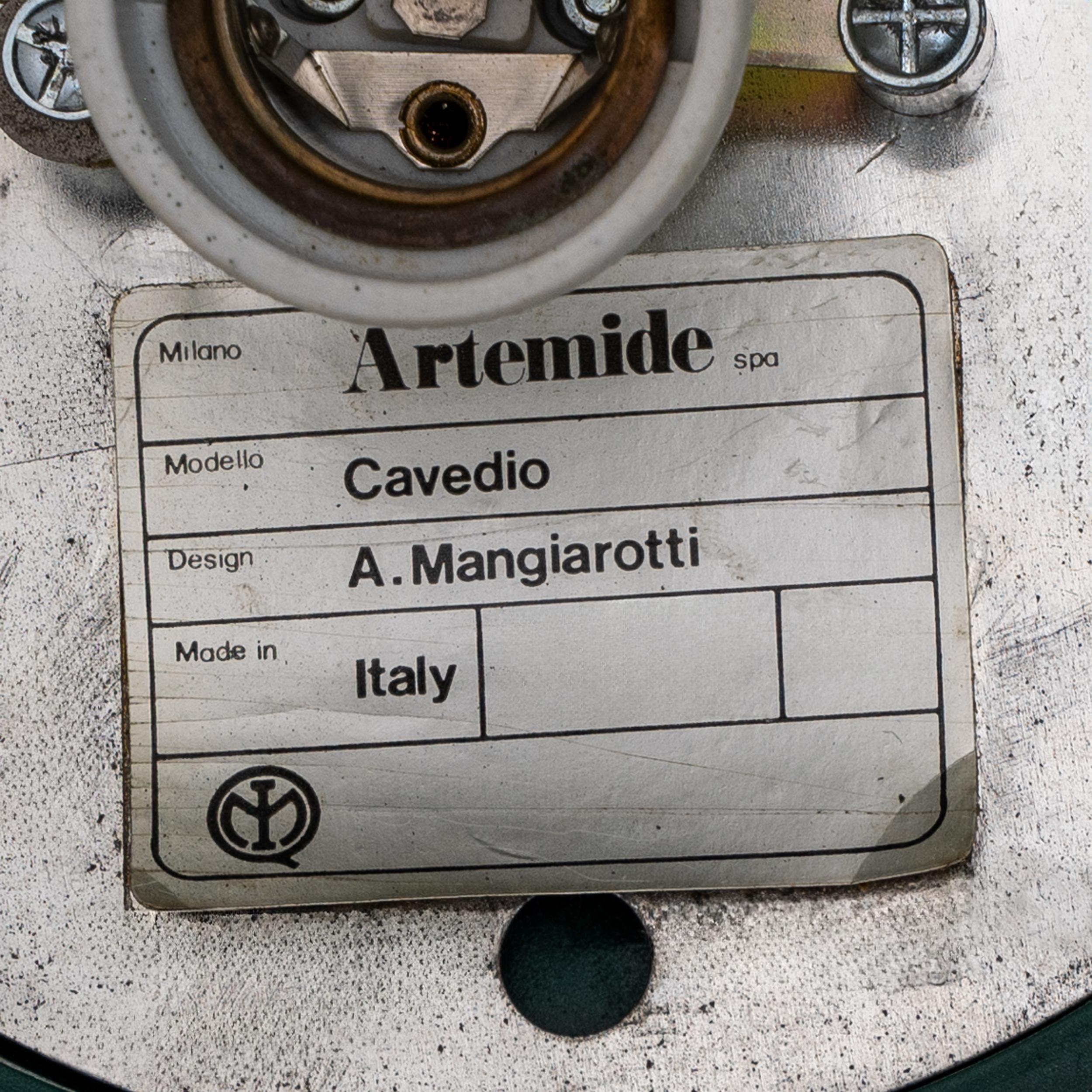 Angelo Mangiarotti für Artemide Moderne Wandlampen (fünf) Mod. „Cavedio“, 1960er Jahre im Angebot 1