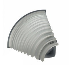 Angelo Mangiarotti for Artemide Pair of "Egisto Angolo" Wall Lamps, Italy 1980s