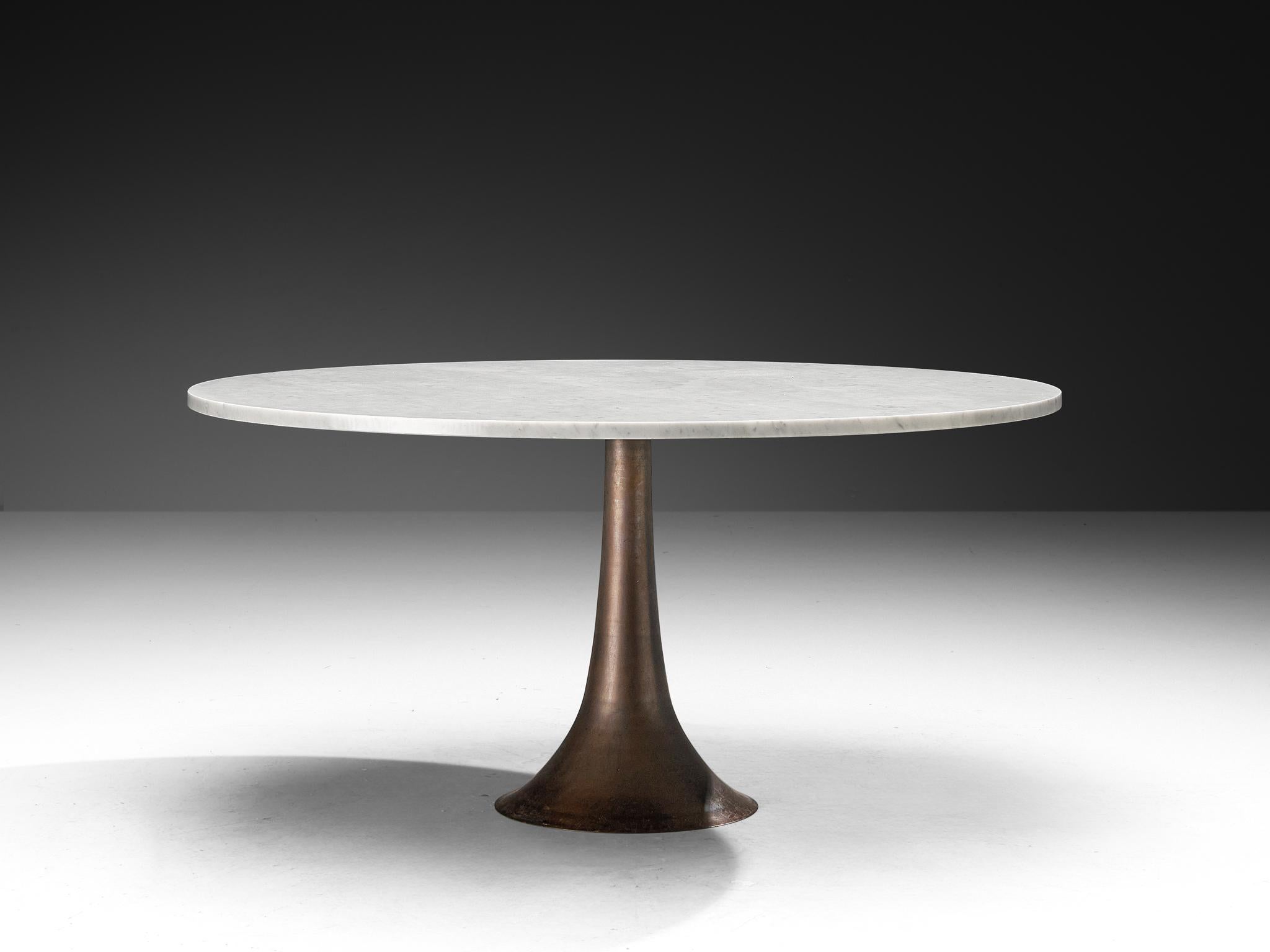 Table de salle à manger sculpturale 302 Angelo Mangiarotti pour Bernini Bon état - En vente à Waalwijk, NL