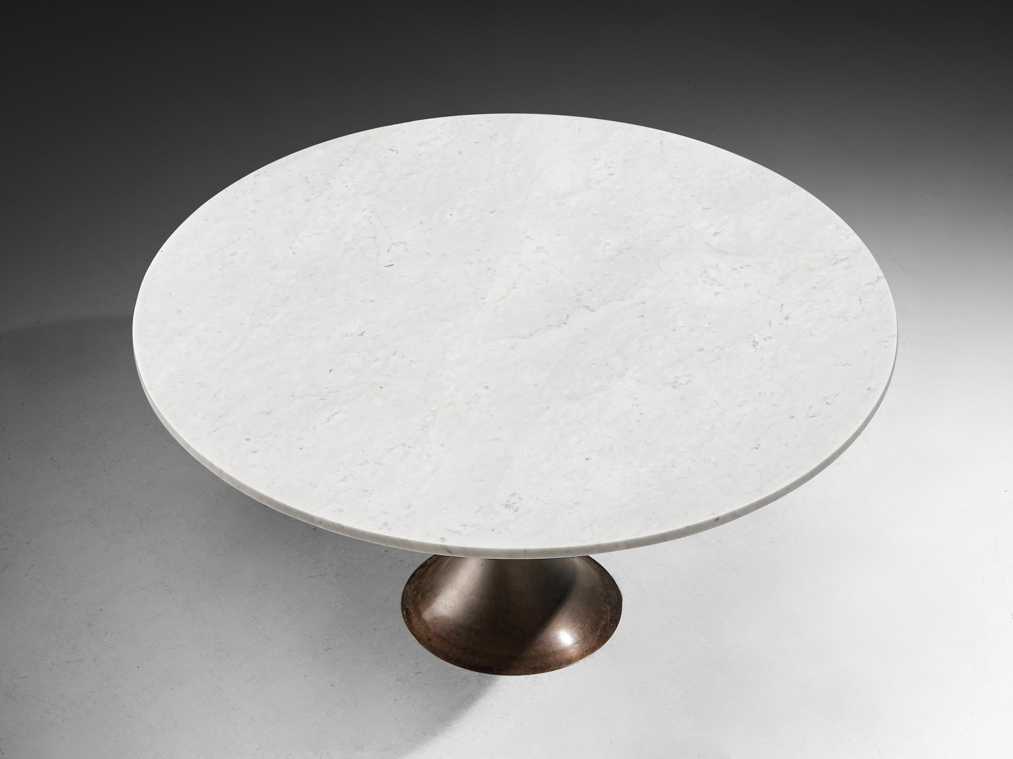 Milieu du XXe siècle Table de salle à manger sculpturale 302 Angelo Mangiarotti pour Bernini en vente