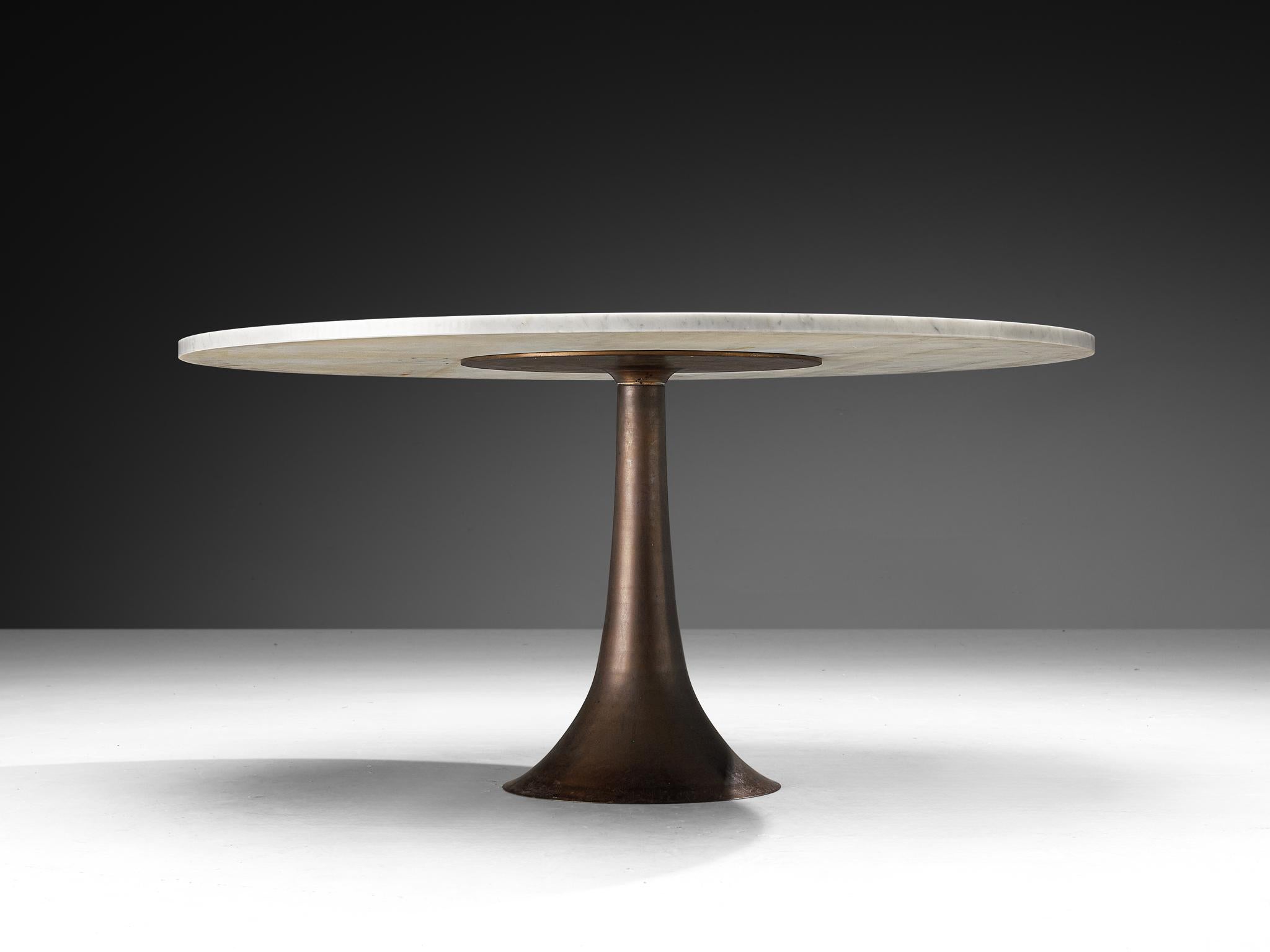 Table de salle à manger sculpturale 302 Angelo Mangiarotti pour Bernini en vente 1
