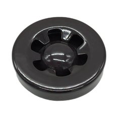 Angelo Mangiarotti for Fratelli Brambilla Brown Ceramic Ashtray, Italy 1970s