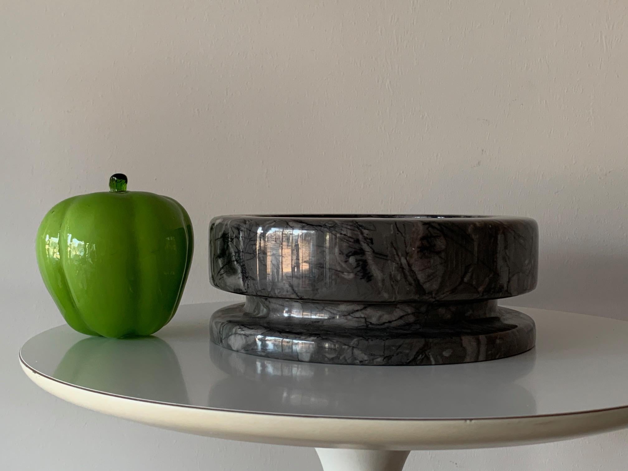 Mid-Century Modern Angelo Mangiarotti for Knoll Solid Marble Ashtray