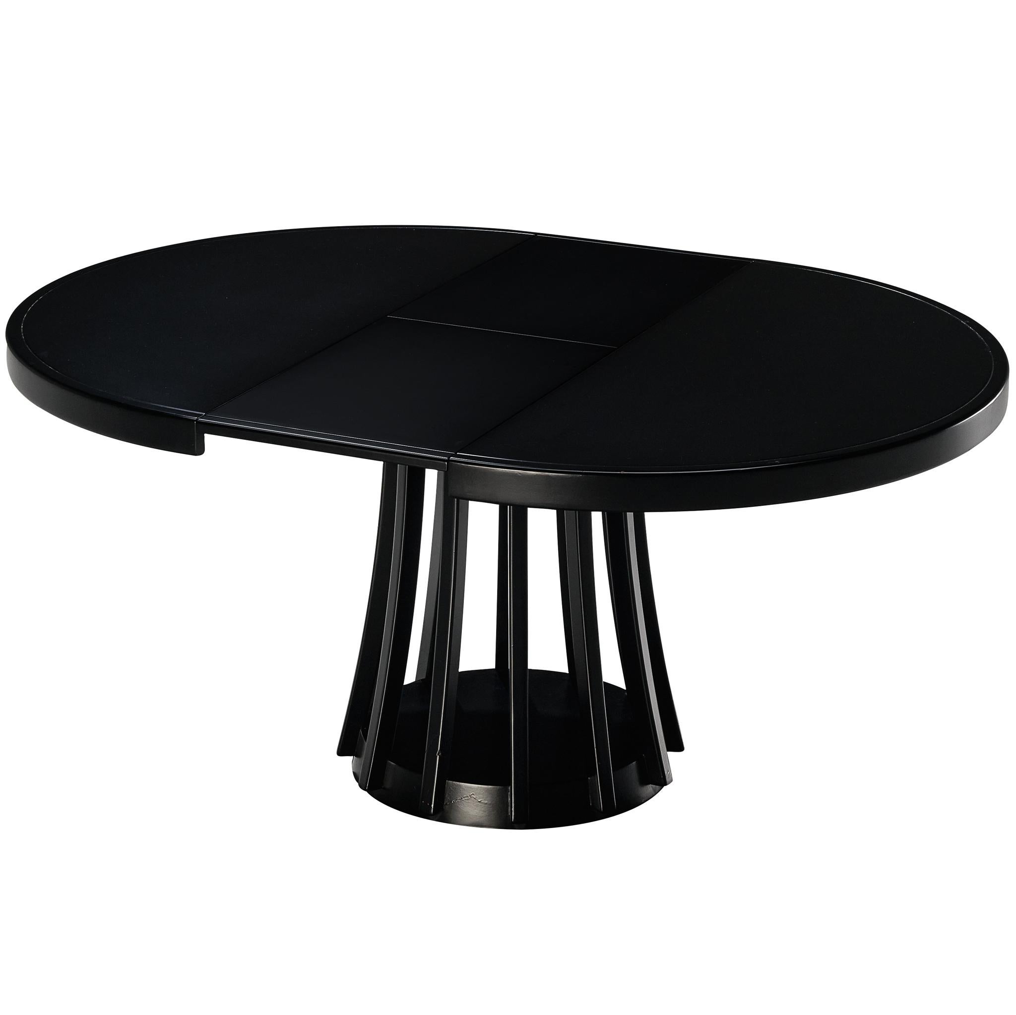 Angelo Mangiarotti for La Sorgente del Mobile 
Programma S11
 Extendable Round Dining Table For Sale