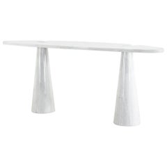 Angelo Mangiarotti for Skipper 1971 Carrara Marble Console