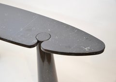 Angelo Mangiarotti for Skipper Black Marquina Marble "Eros" Side Table
