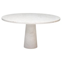 Angelo Mangiarotti for Skipper Carrara Marble M1 T70 Round Dining Table, 1960s