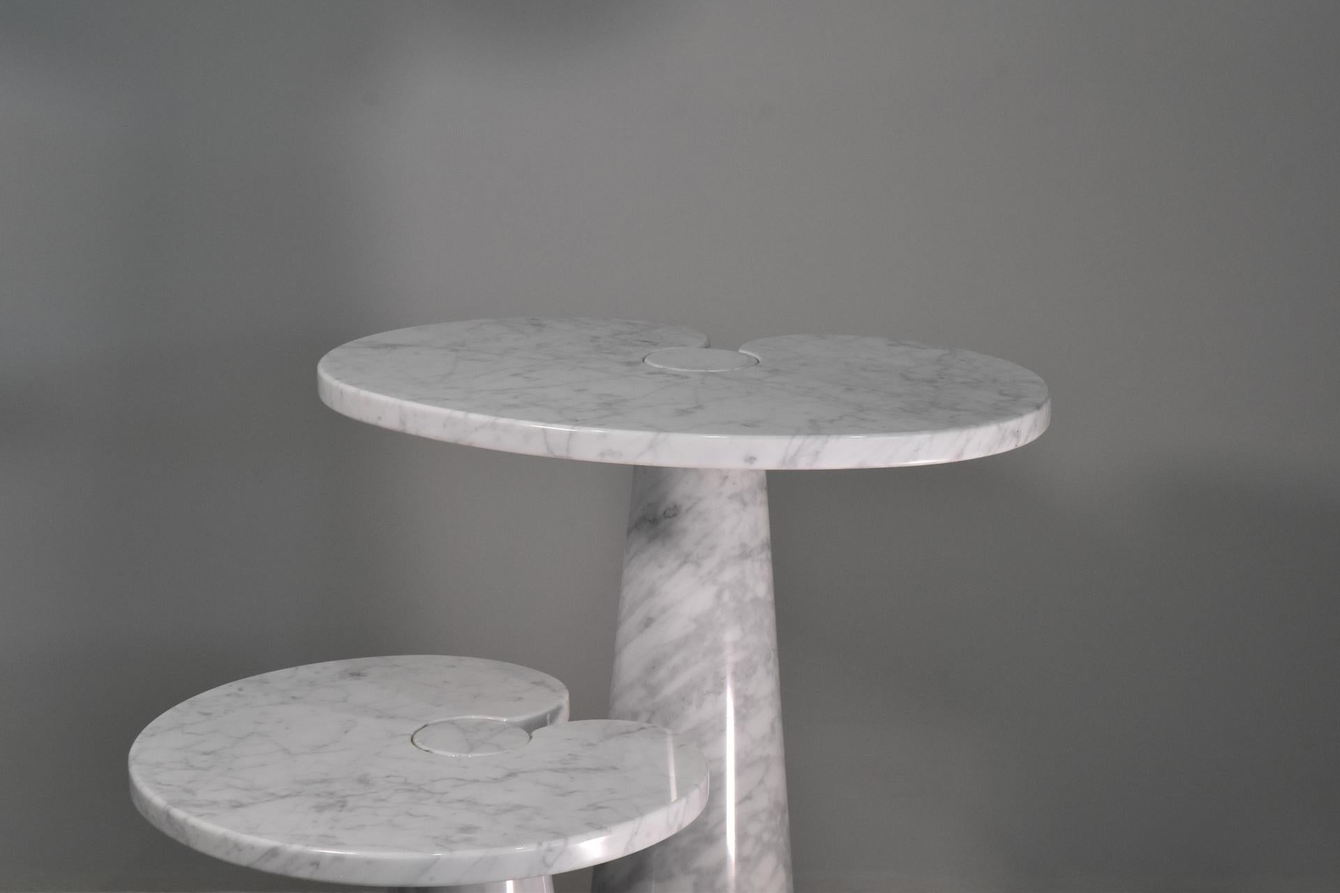 Angelo Mangiarotti for Skipper Carrara Side Table For Sale 8