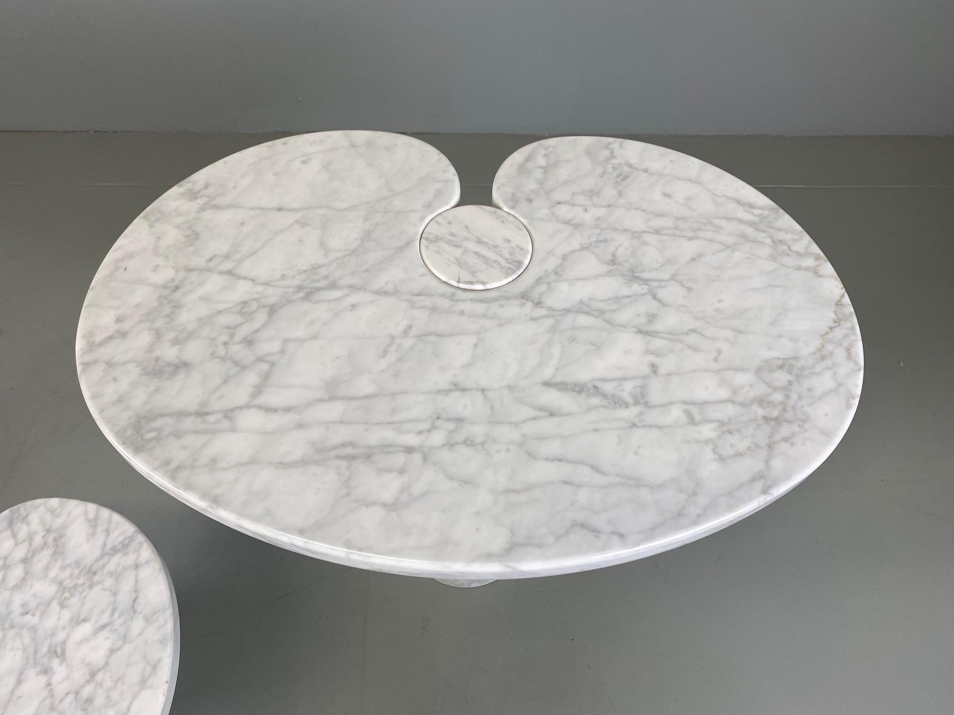 Angelo Mangiarotti for Skipper Carrara Side Table 10