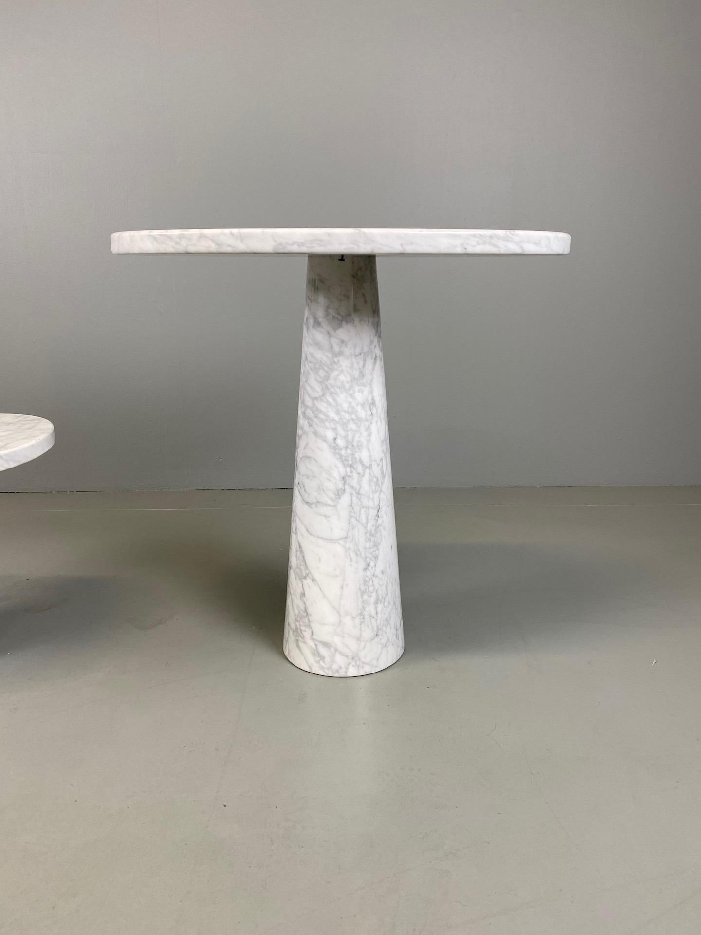 Mid-Century Modern Angelo Mangiarotti for Skipper Carrara Side Table