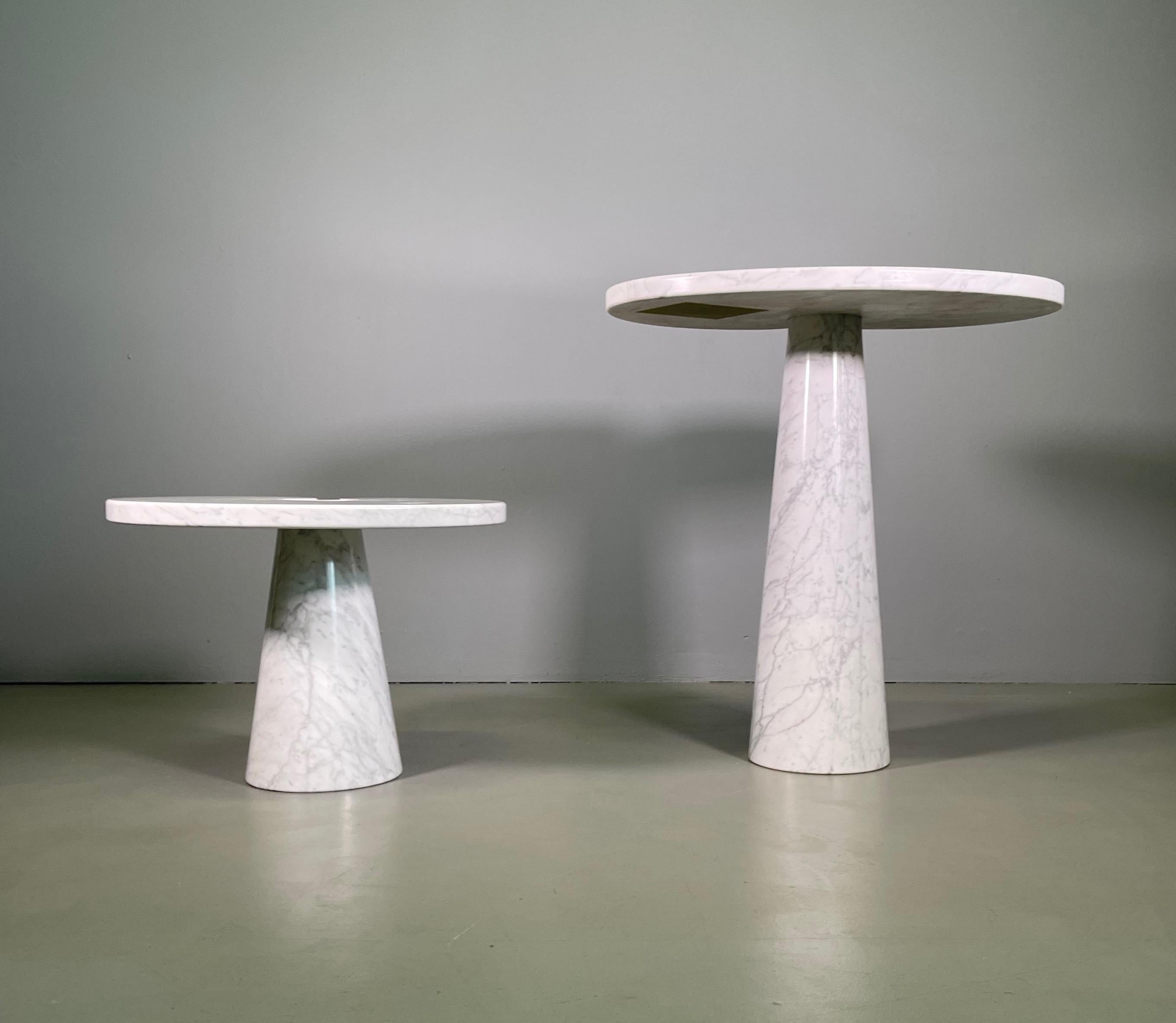 Mid-Century Modern Angelo Mangiarotti for Skipper Carrara Side Table
