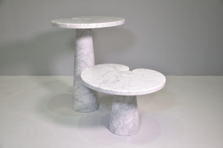 Mid-Century Modern Angelo Mangiarotti for Skipper Carrara Side Table