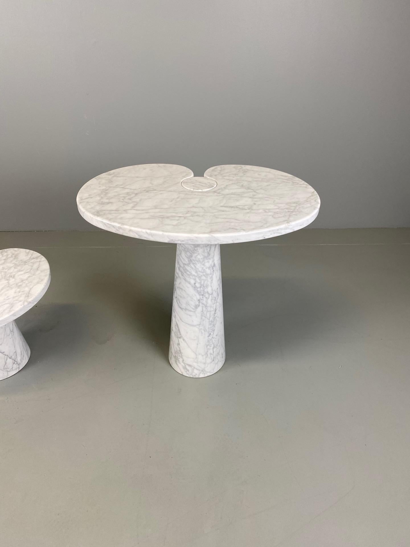 Italian Angelo Mangiarotti for Skipper Carrara Side Table