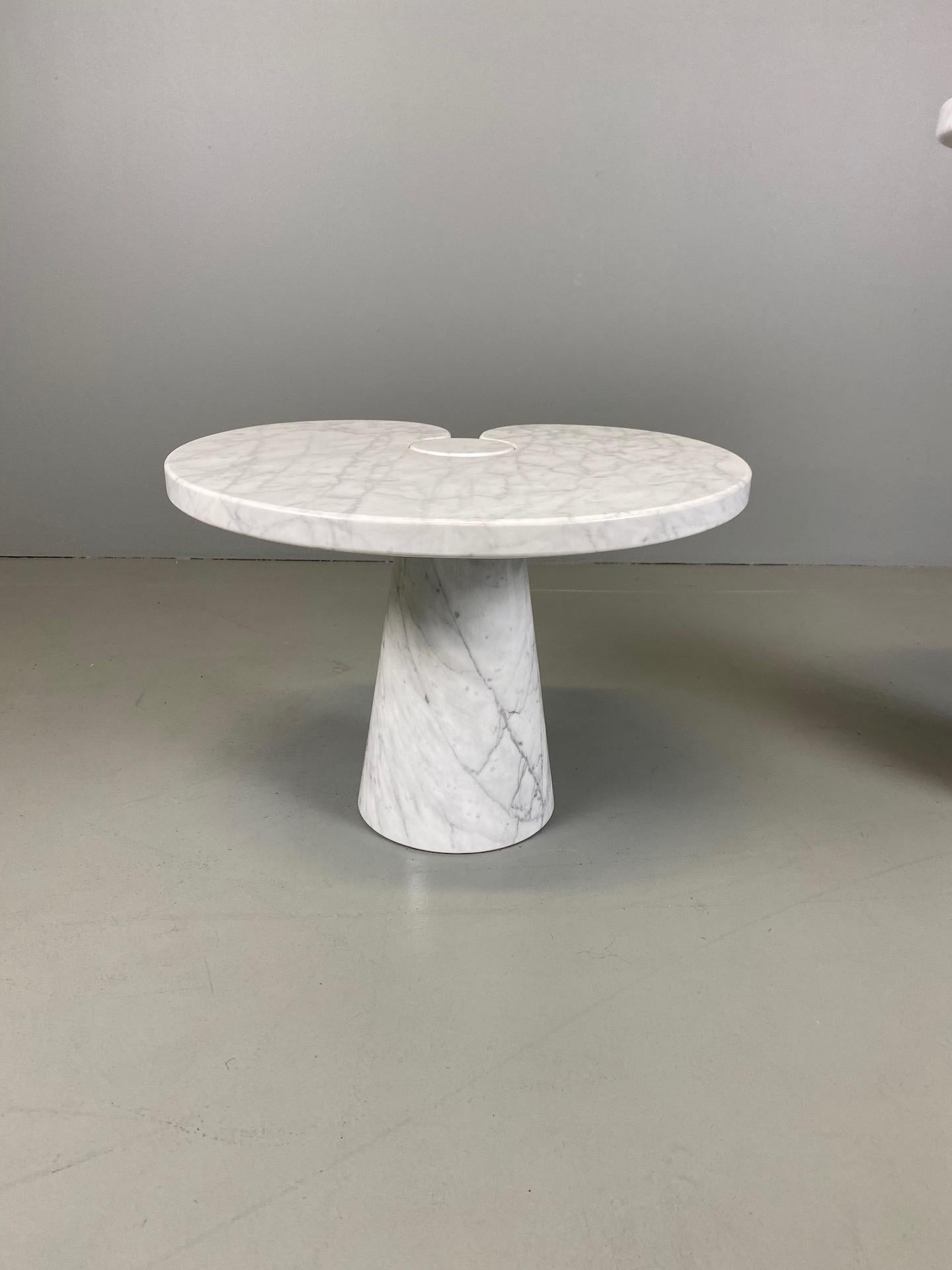 20th Century Angelo Mangiarotti for Skipper Carrara Side Table