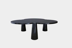 Angelo Mangiarotti Rare Black Marquina Marble Coffee Table