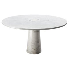 Vintage Angelo Mangiarotti for Skipper 'Eros' Dining Table in Carrara Marble 