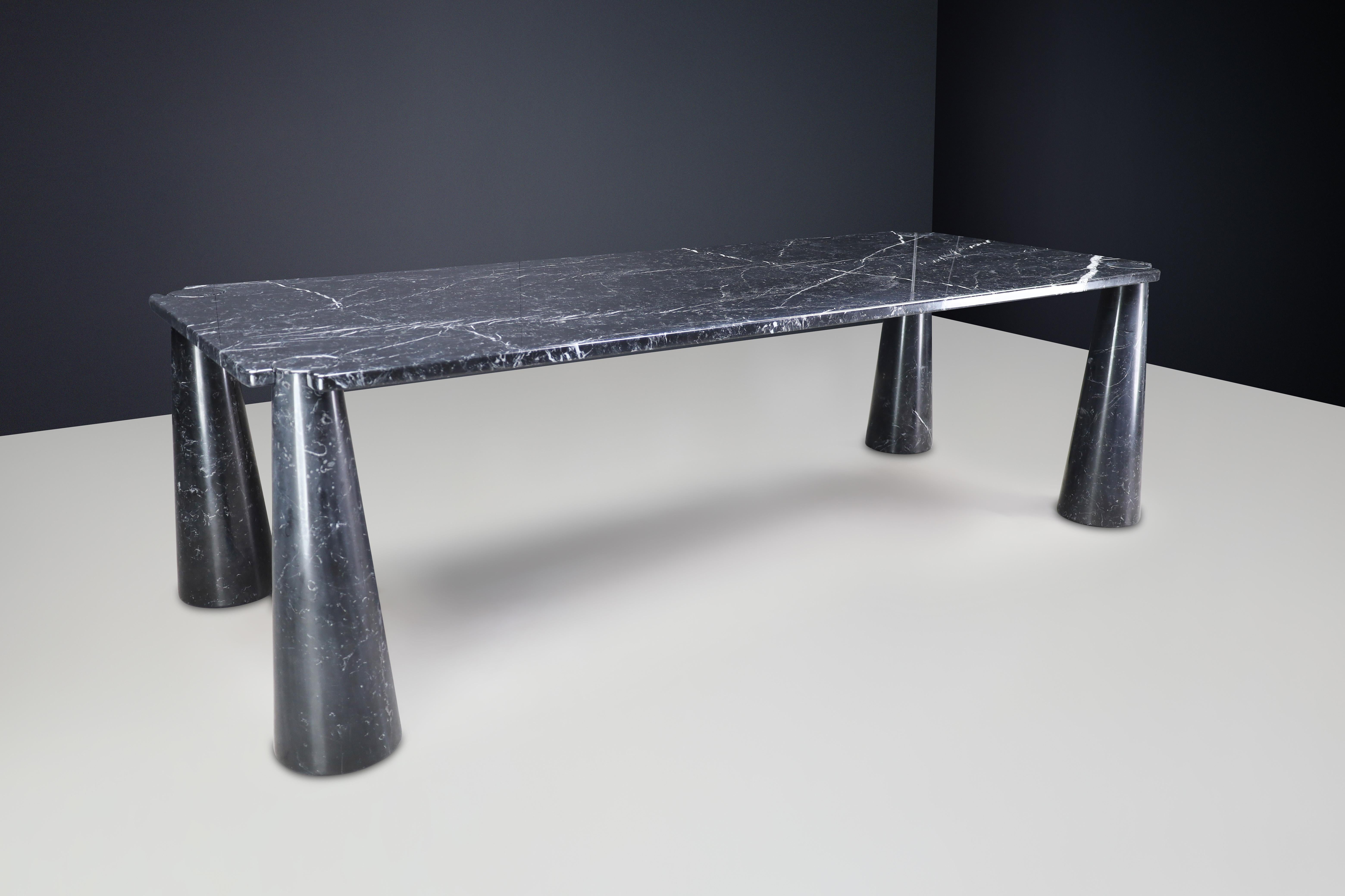 Late 20th Century Angelo Mangiarotti for Skipper Eros Rectangular Dining table- Executive desk For Sale