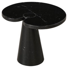 Angelo Mangiarotti for Skipper 'Eros' Series Nero Marquina Marble Side Table