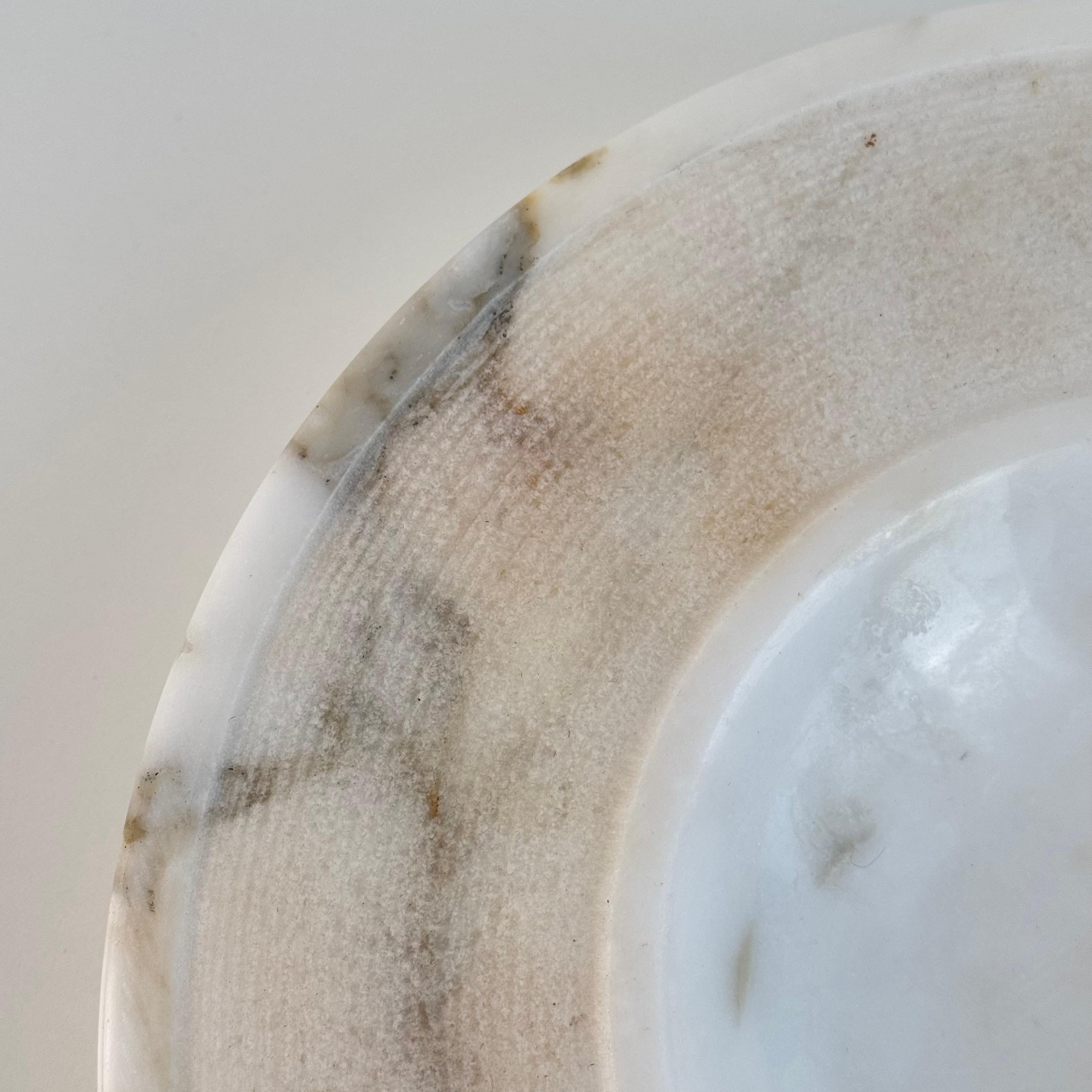 Angelo Mangiarotti for Skipper – Hand-Carved Carrara Marble Centrepiece / Vide-P im Angebot 2