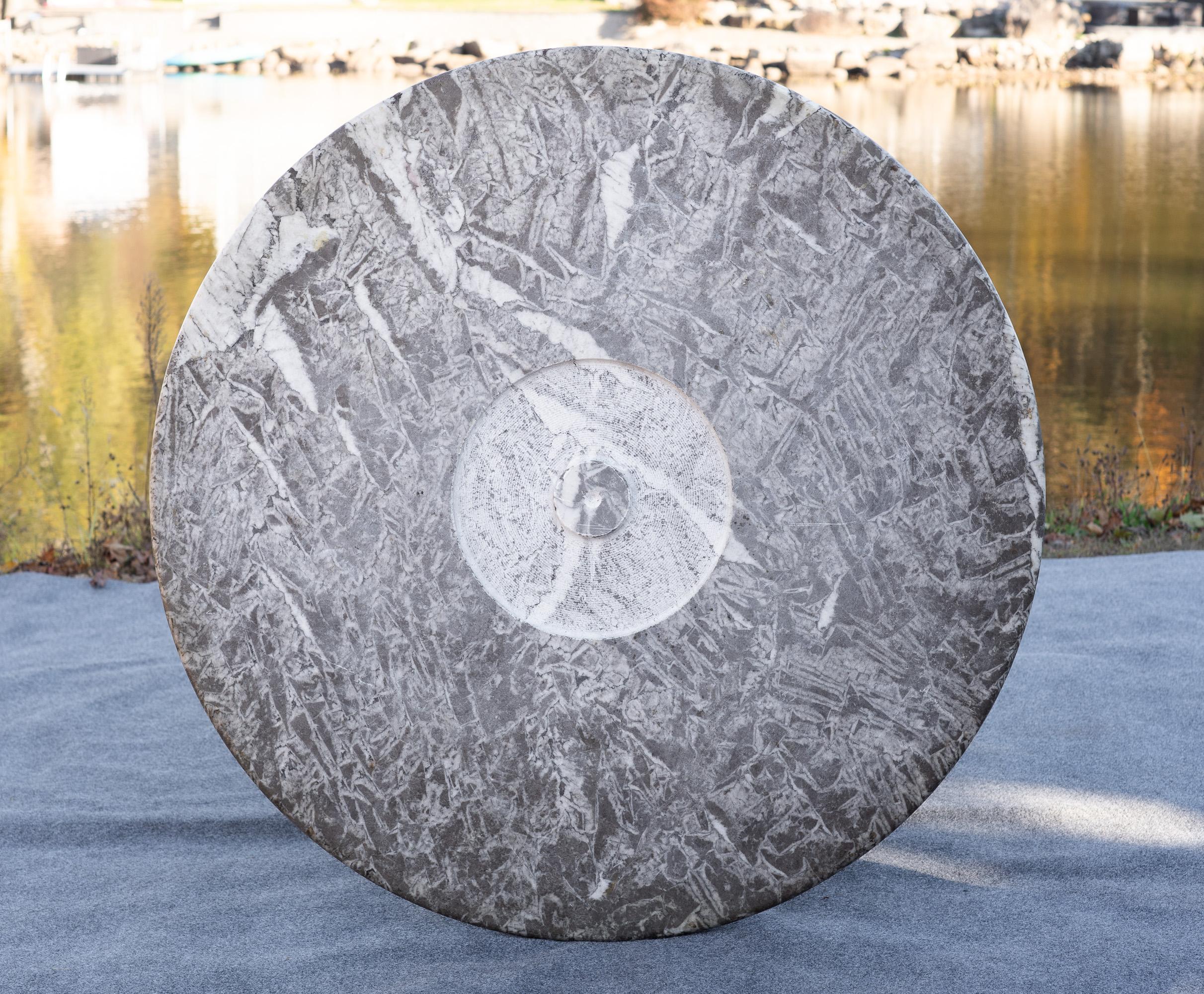 Angelo Mangiarotti pour Skipper Model M1 Table de salle à manger en Arabescato unique en vente 9