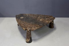 Angelo Mangiarotti for Skipper Production Large Side Table, Original Label, 1970