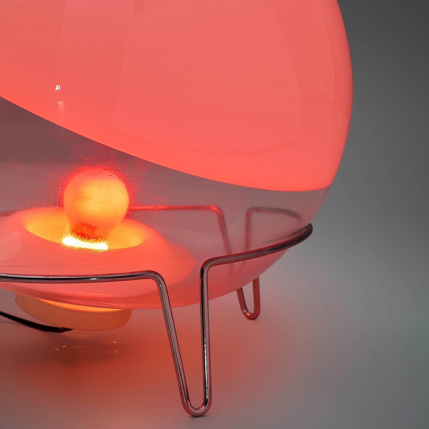 Metal Angelo Mangiarotti for Skipper Table Lamp