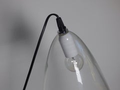 Angelo Mangiarotti Glass Table Lamp Model Ghost Skipper, Italy