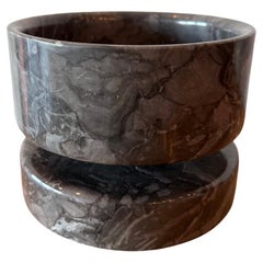 Angelo Mangiarotti Vaso di marmo grigio