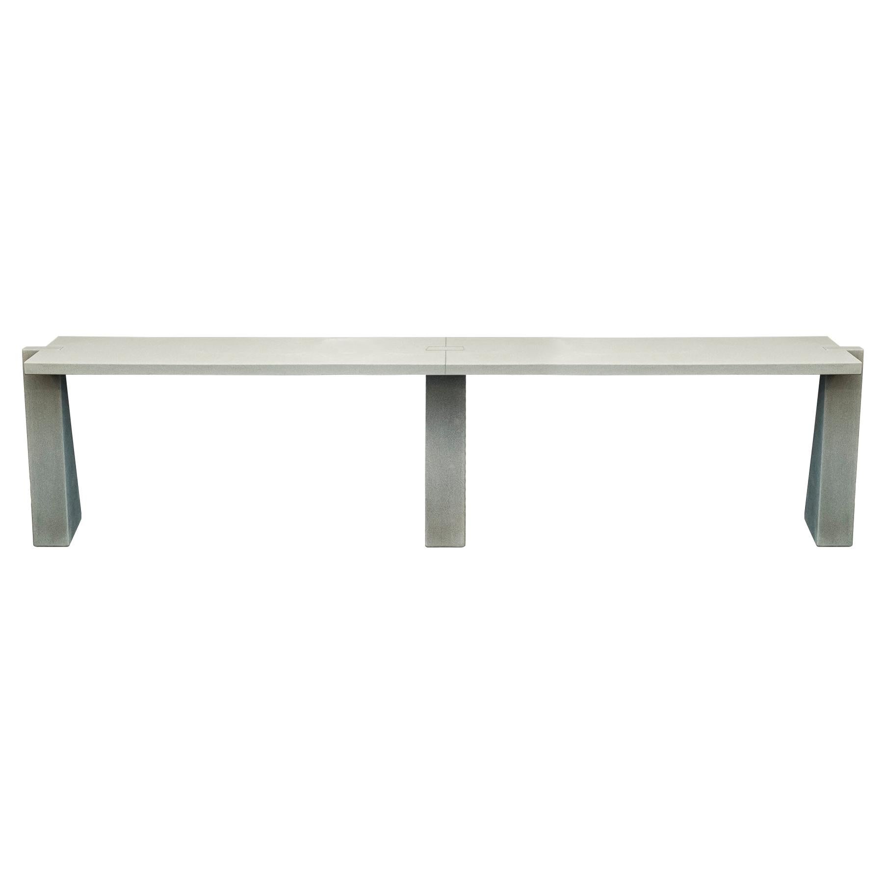 Angelo Mangiarotti, Incas Table Console, Pietra Serena, circa 1970, Italy