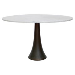 Angelo Mangiarotti, Bernini Battaglia, italienischer Carrara-Marmor und Bronzesockel