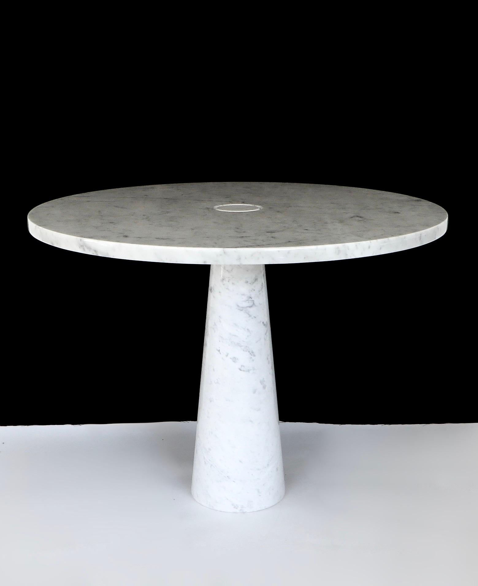 Late 20th Century Angelo Mangiarotti Italian Dining Table for Skipper Eros Collection Vintage