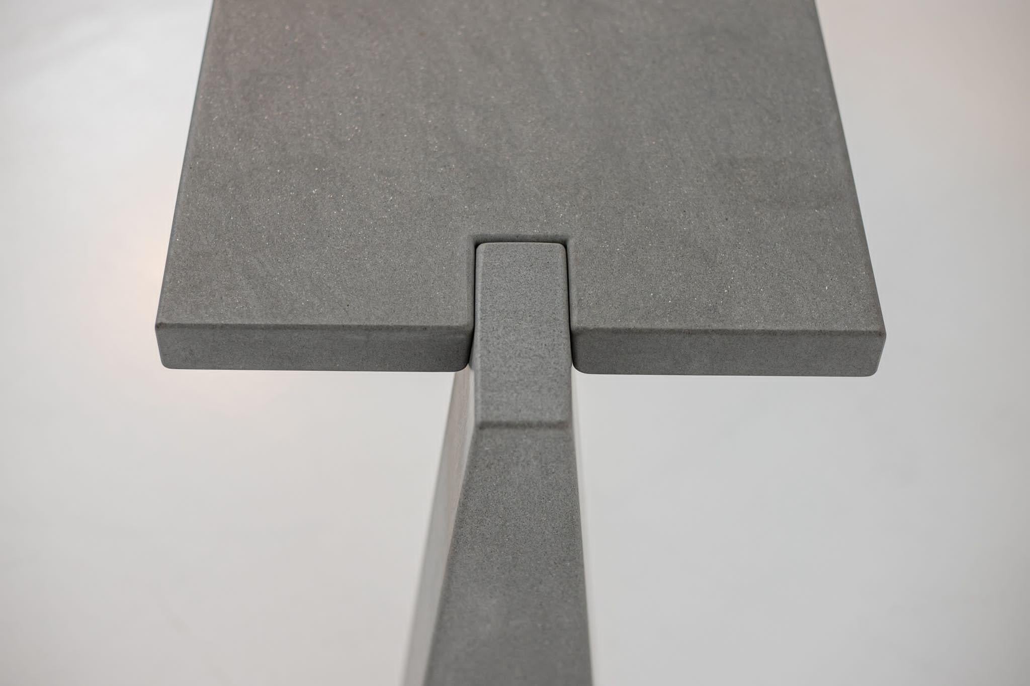 Angelo Mangiarotti Italian Inca Pietra Serena Marble Console for Skipper 1978 For Sale 8