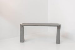 Angelo Mangiarotti Italian Inca Pietra Serena Marble Console for Skipper 1978