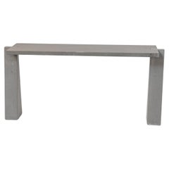 Angelo Mangiarotti Italian Inca Pietra Serena Marble Console for Skipper 1978