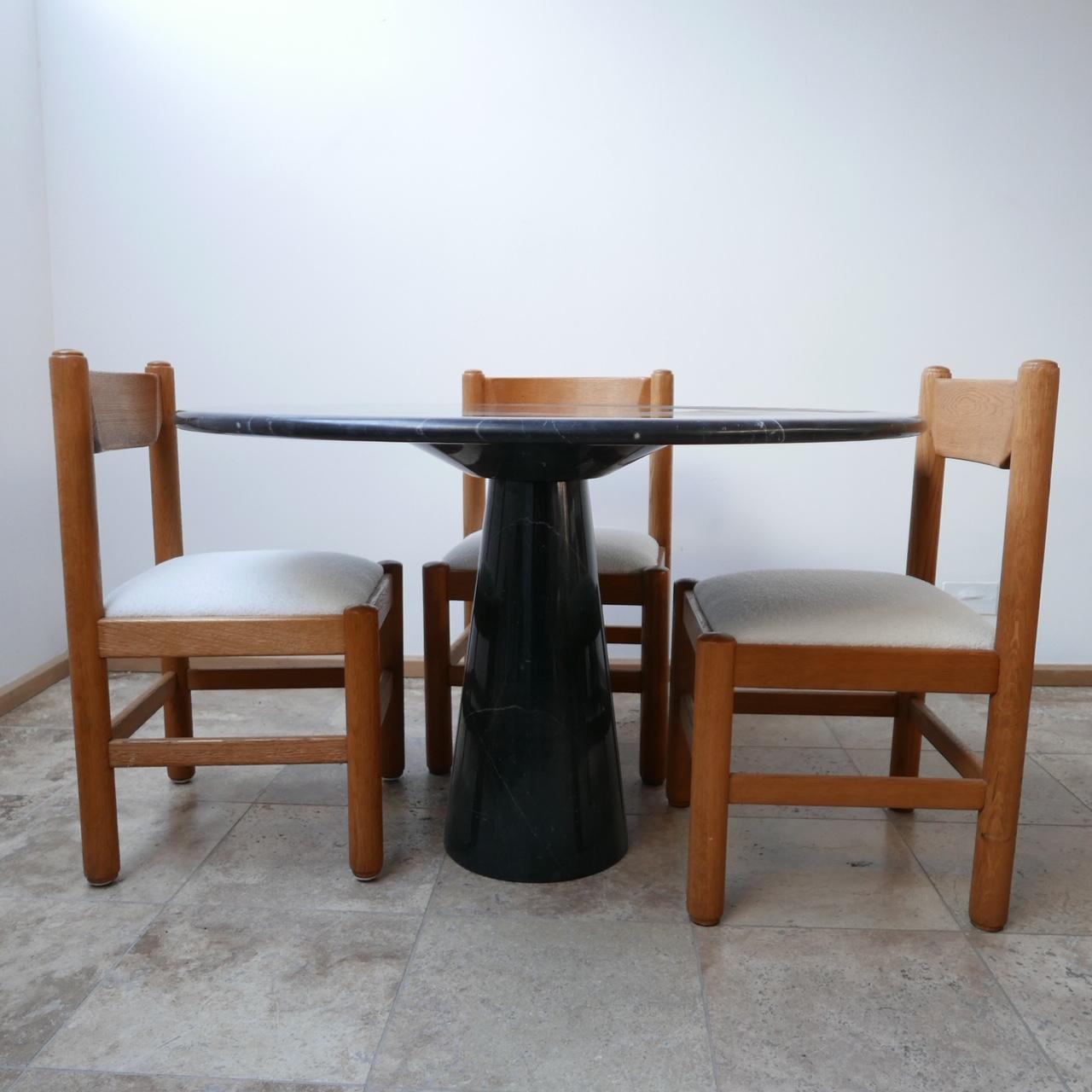 Angelo Mangiarotti Italian Midcentury Marble Dining Table In Good Condition In London, GB