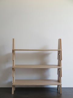 Angelo Mangiarotti Librerías de madera italianas Estanterías Modelo Cavalletto para Agapecasa