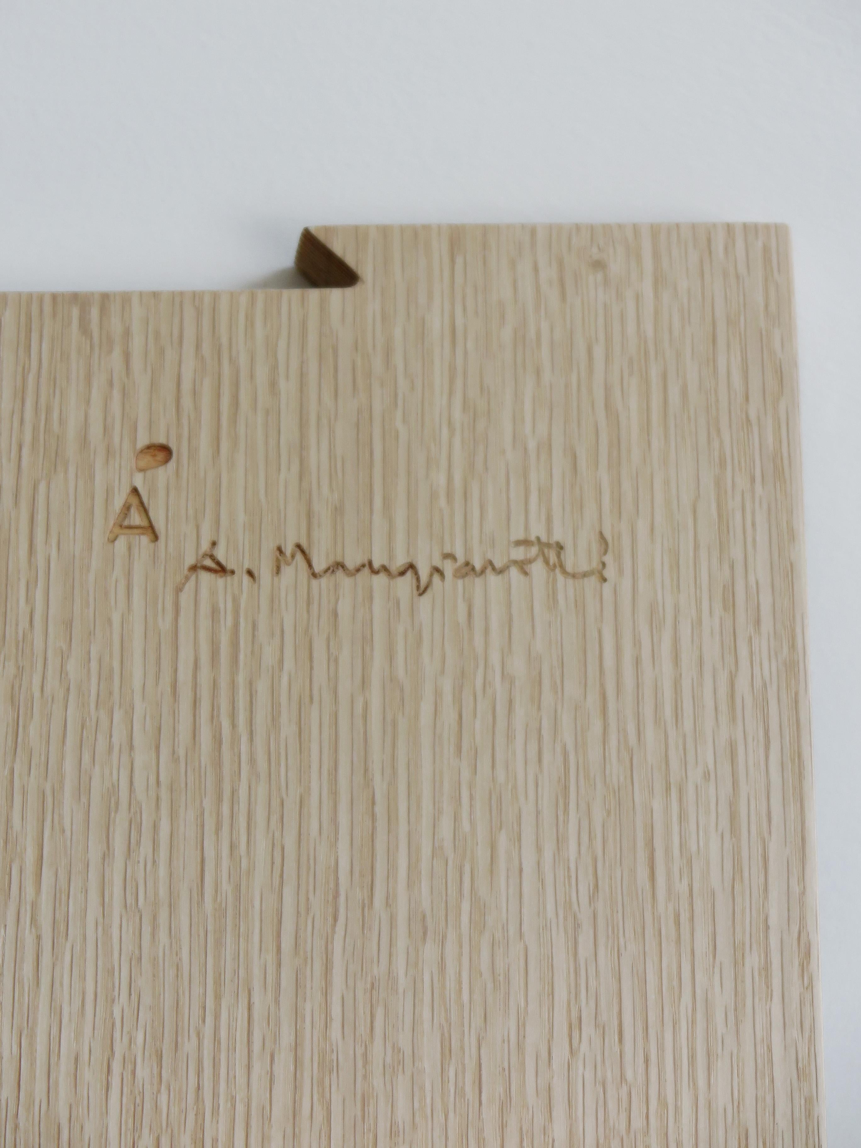 Angelo Mangiarotti Italian Wood Bookcases Shelves Cavalletto Model for Agapecasa For Sale 2