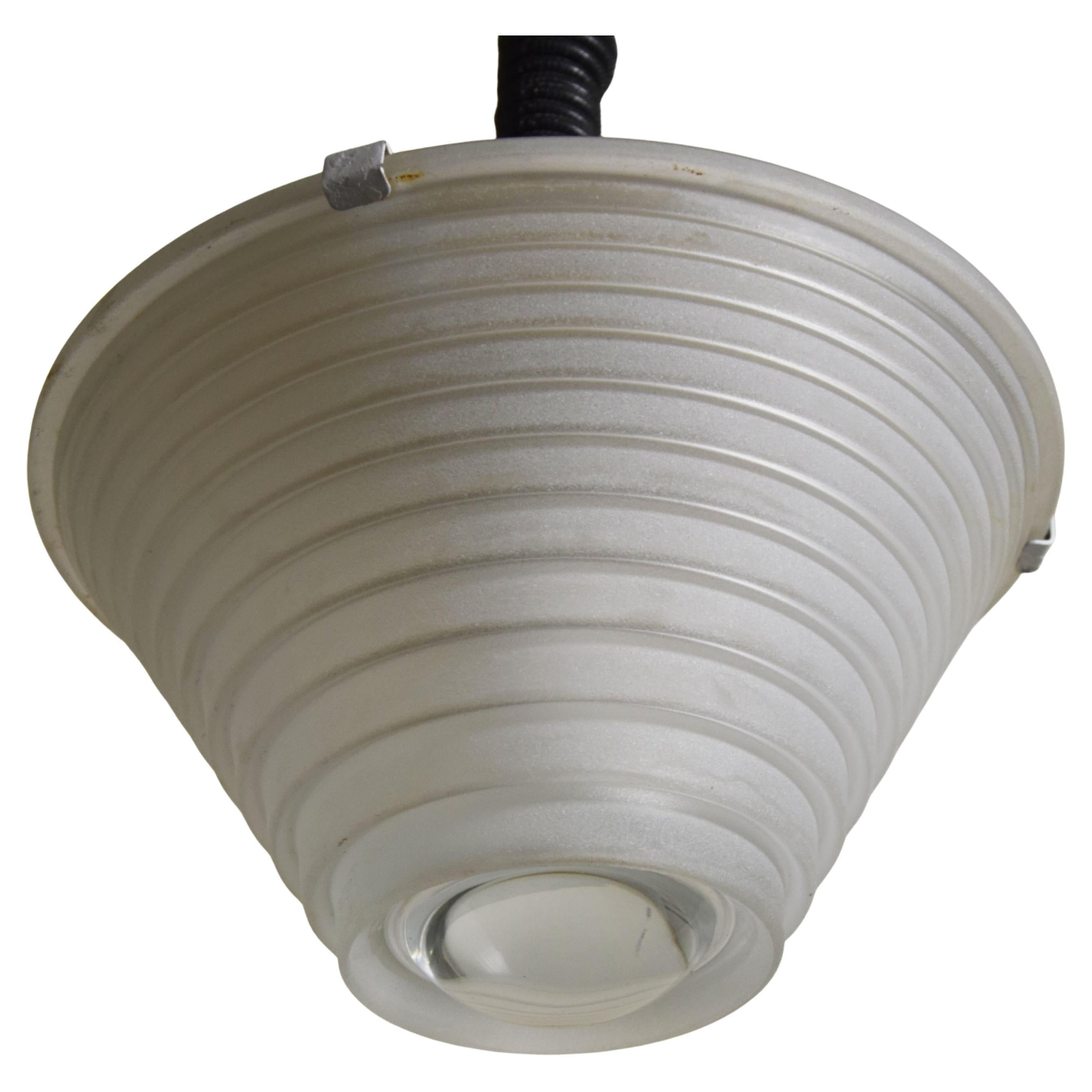 Angelo Mangiarotti pendant lamp for Artemide 1970s.