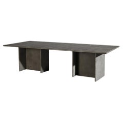 Angelo Mangiarotti Large Conference Table in Sandstone Italian Manufacture 1970s
