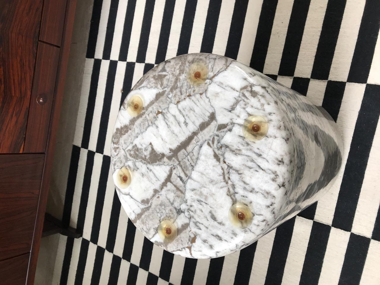 Angelo Mangiarotti Large Italian Marble Dining Table Model Castore, 1975 For Sale 15