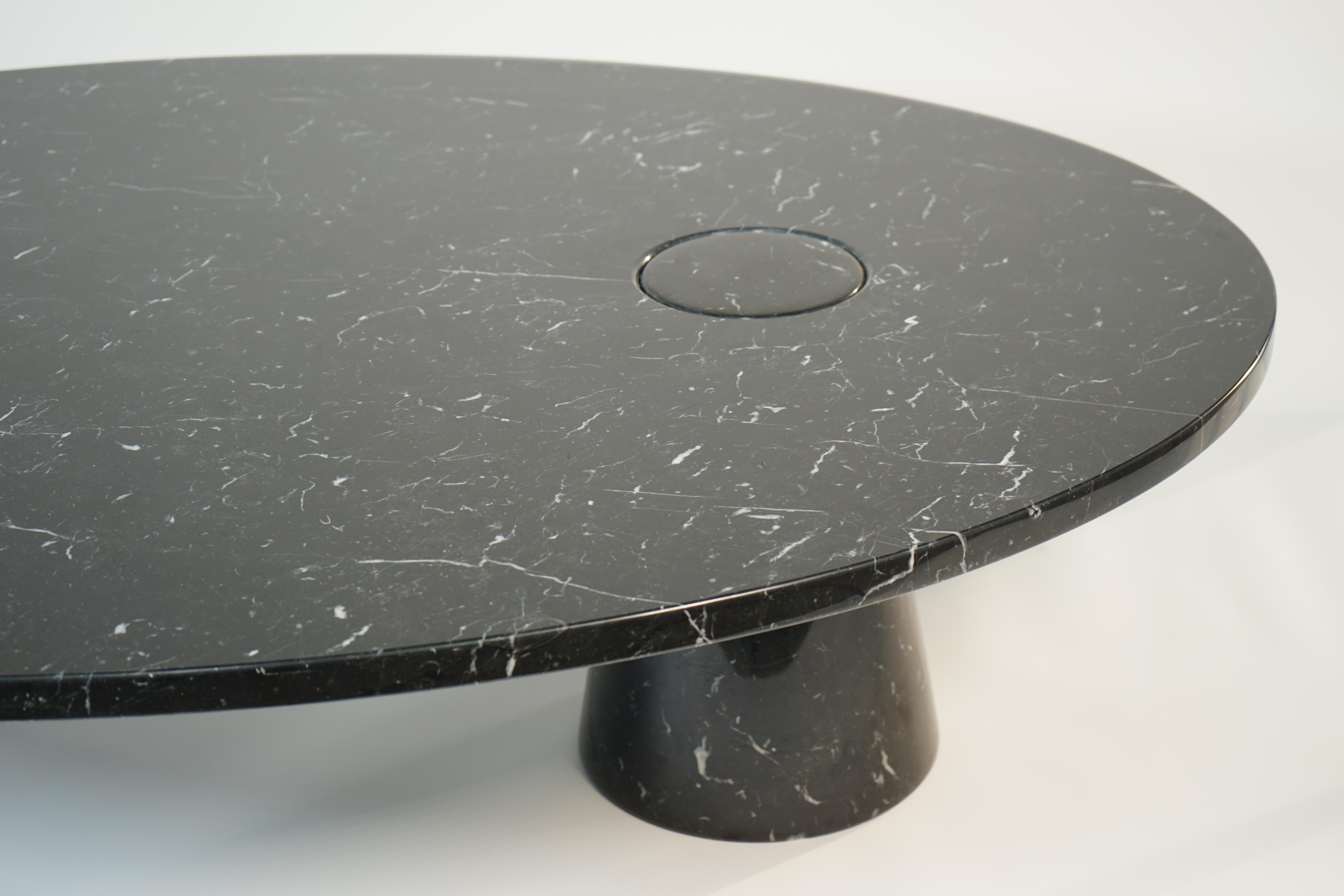 Marble Angelo Mangiarotti Low Table Model Eros for Skipper, Italy
