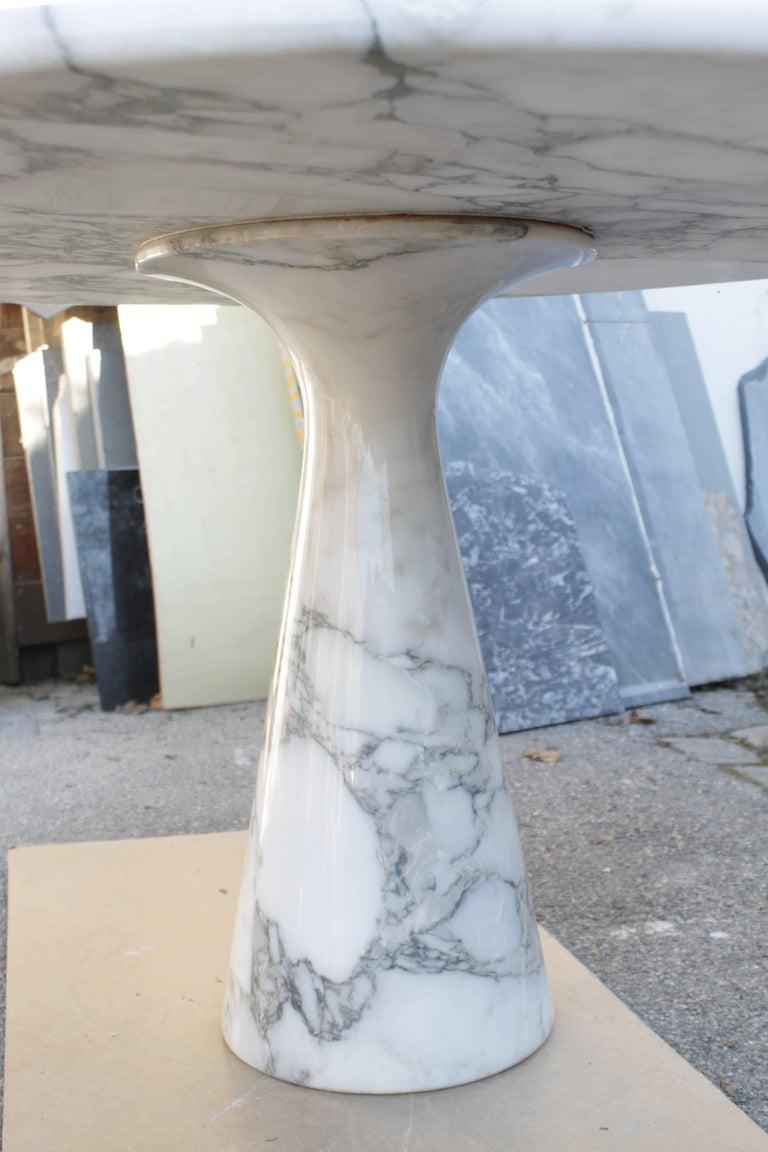 Angelo Mangiarotti M1 Arabescato Marble Dining Table by Skipper, Italy ca. 1969 For Sale 2