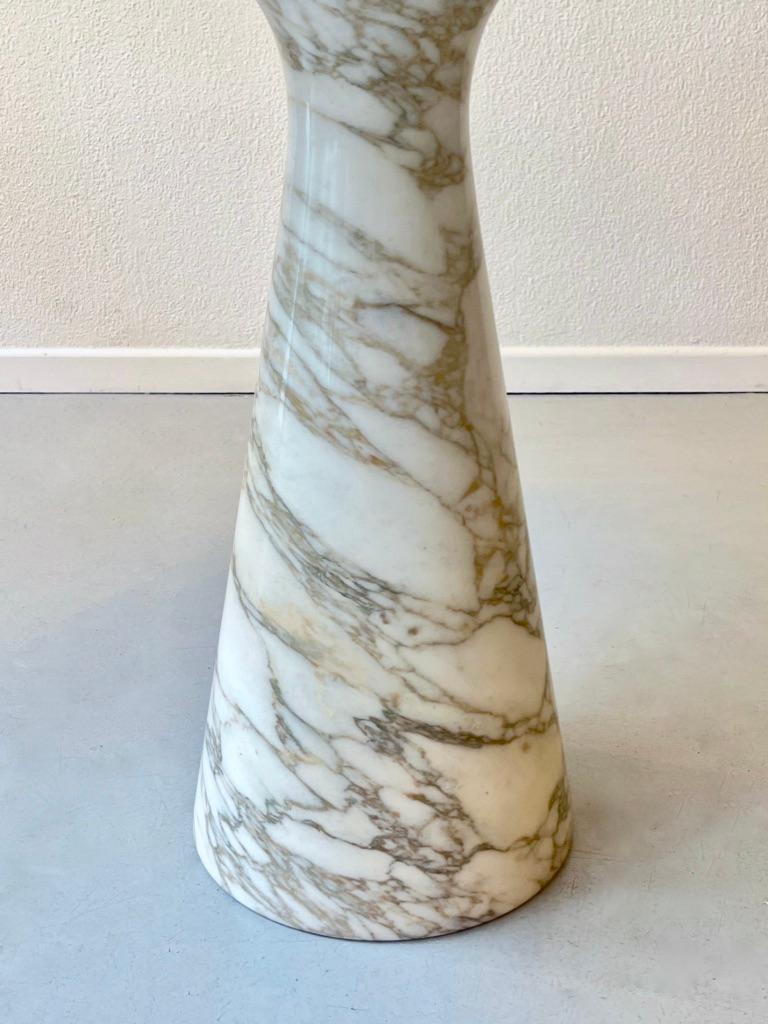 Angelo Mangiarotti M1 Arabescato Marmor-Esstisch von Skipper, Italien ca. 1969 im Angebot 2