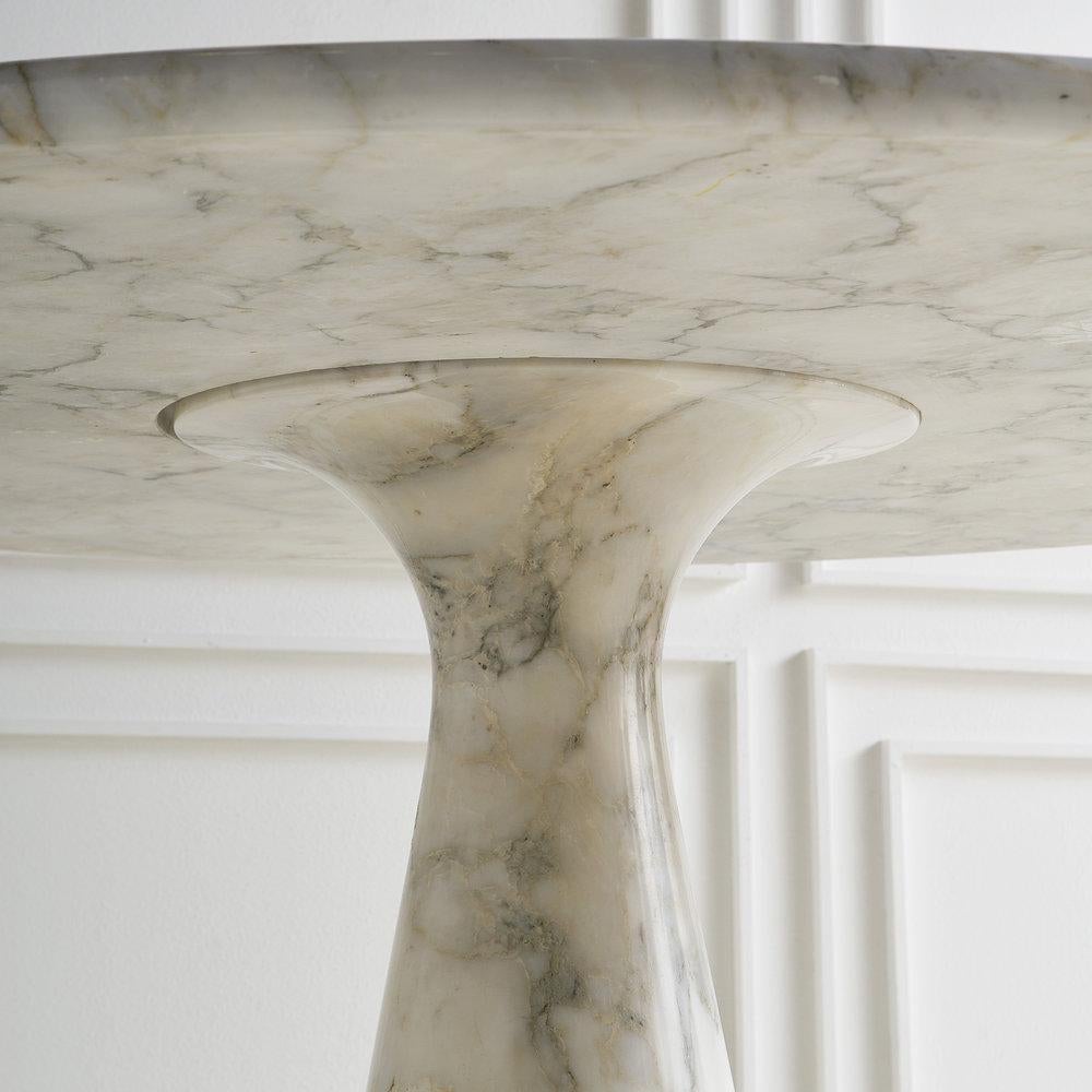 Angelo Mangiarotti M1 Carrara Marble Dining Table 1