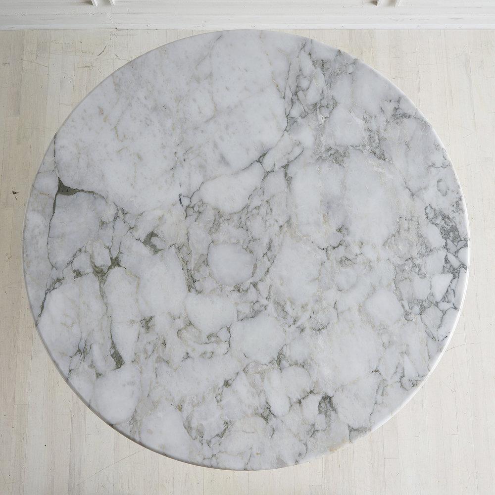 Modern Angelo Mangiarotti M1 Carrara Marble Dining Table