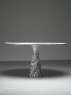 Angelo Mangiarotti 'M1' Dining Table for Skipper in light grey Marble, 1969