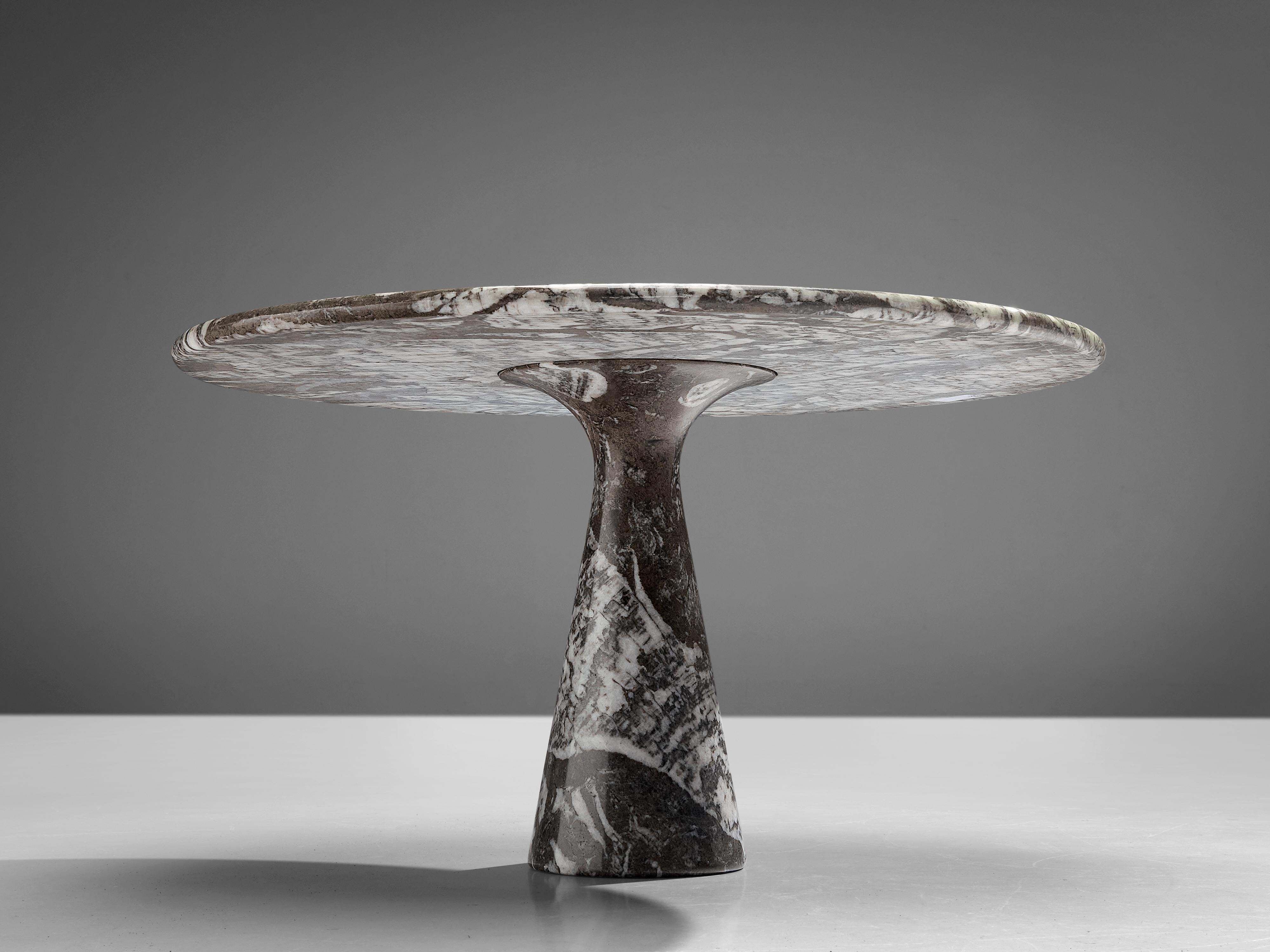 Angelo Mangiarotti M1 Dining Table in Patterned Marble 4