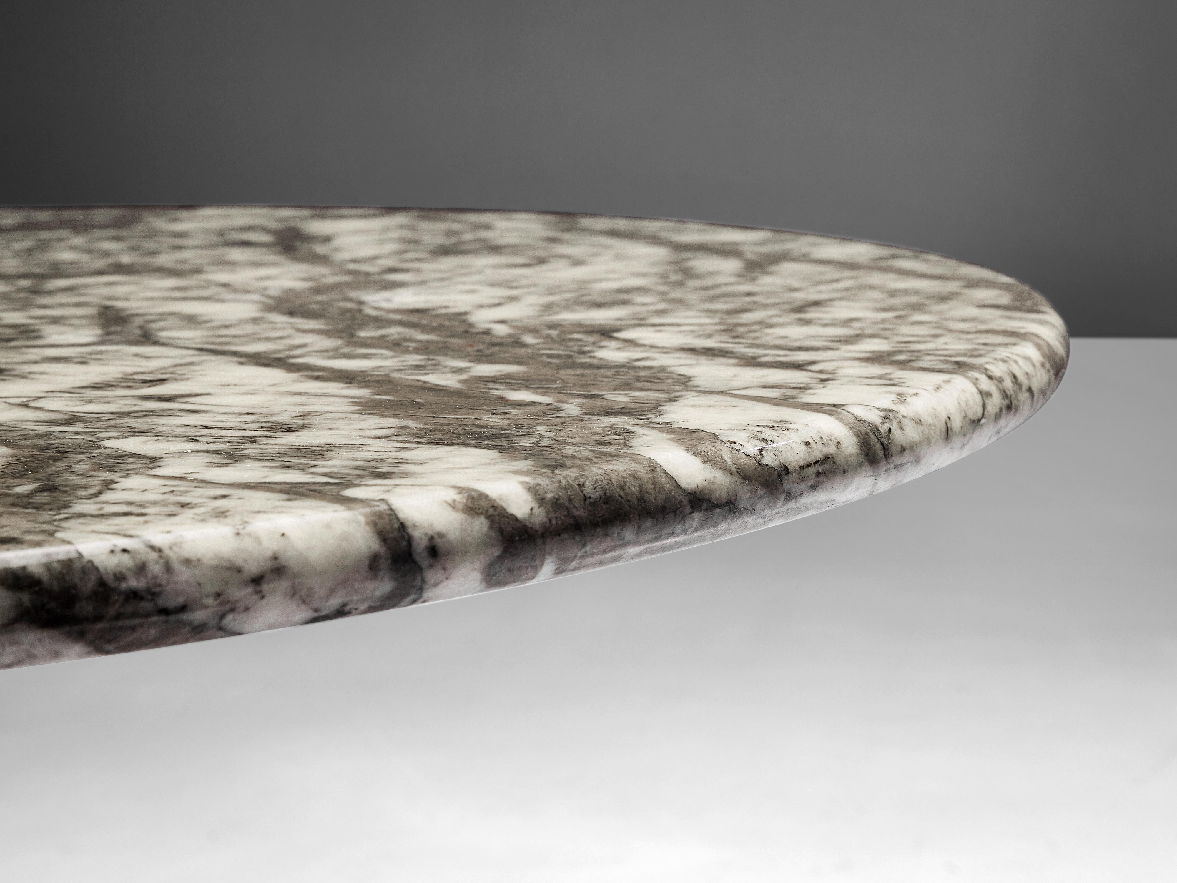 Angelo Mangiarotti M1 Dining Table in Patterned Marble 2
